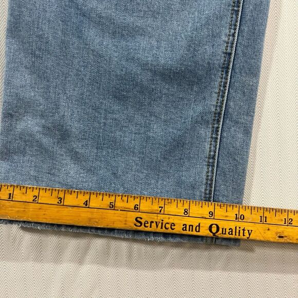 Lovervet By Vervet Y2K Wide Leg High Rise Jeans Womens Size 30/ 11 Denim Stretch - Picture 6 of 11